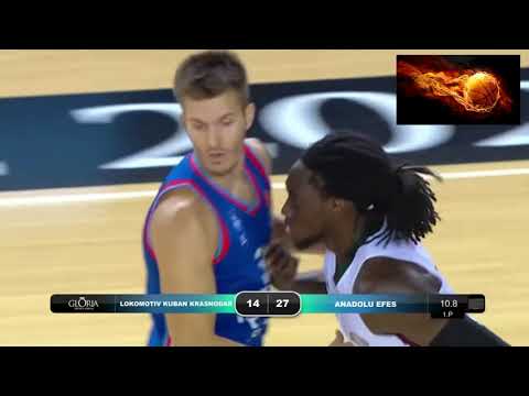 Johnathan Motley (Lokomotiv Kuban) vs Filip Petrusev (Anadolu Efes) - 10.09.2021