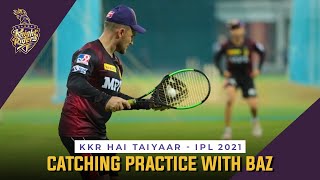 KKR Catching Practice with McCullum | IPL 2021