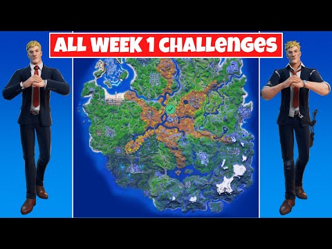 All Week 1 Epic and Legendary Quests Guide (373,000 XP)! - Fortnite Chapter 2 Season 6