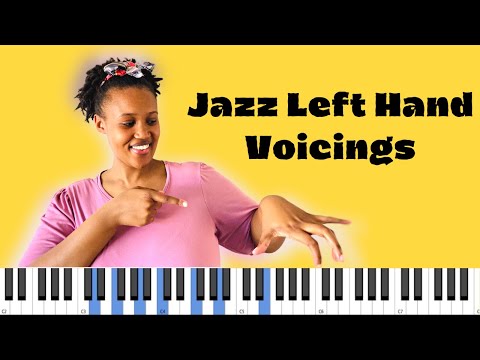 The only left hand voicings you'll need for jazz| Major and Minor