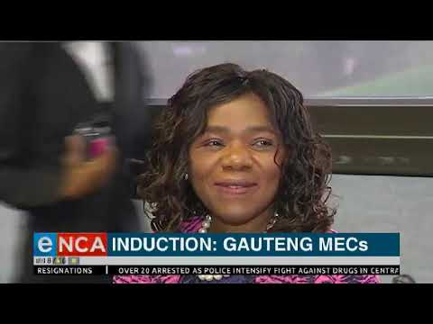 Gauteng MECs induction ceremony