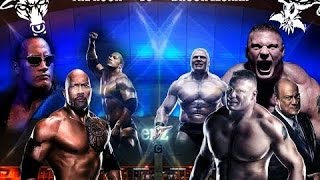The Rock vs Brock Lesnar WRESTLEMANIA DREAM PROMO