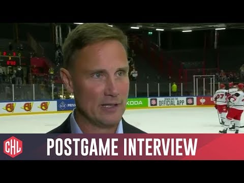 Postgame interviews: Frölunda Indians vs. Mountfield HK