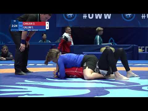 Round 2 Women's GP No-Gi - 64 kg: O. CHALIUK (UKR) v. S. GALLINI (ITA)