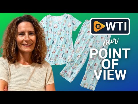 Women’s Pajama Set - Sleepwear Tops with Capri Pants Casual and Fun Prints Pajama Sets SY215-Purple-XL Blue Owl Medium - WTI product video review