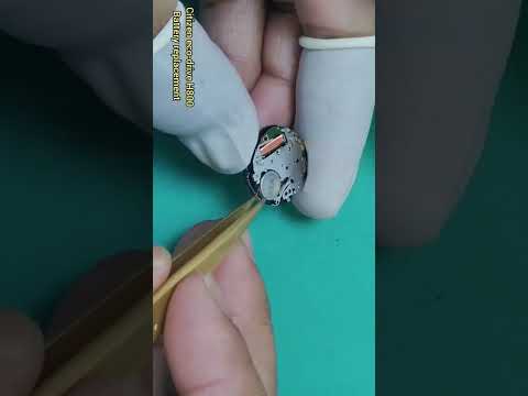 Citizen Eco-drive H800 battery replacement tutorial.