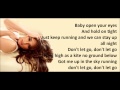 Lea Michele - Don't Let Go with lyrics