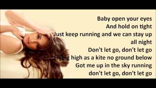 Lea Michele - Don&#39;t Let Go with lyrics