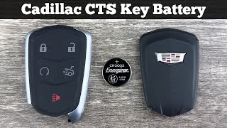 2014 - 2019 CADILLAC CTS Remote Key Fob Battery Replacement - How To DIY Change Replace Batteries