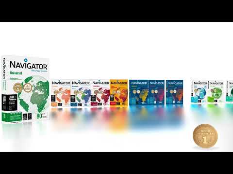 Biuro popierius Navigator Expression, A4, 90g (500) 0701-008 video