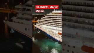 CARNIVAL MAGIC заходит в Майами #carnivalmagic #miami #umarkeyn #4k #cruiseship #cruise #travel