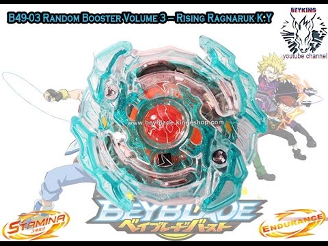 B49-03 Rising Ragnaruk Knuckle Yielding K.Y Beyblade Burst Random Booster Vol.3 Yaeger Yggdrasil G.Y