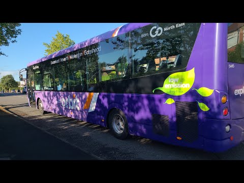*BACK IN SERVICE!* East Gateshead Orbit 52 - Go North East 5445 - NK66 EVF