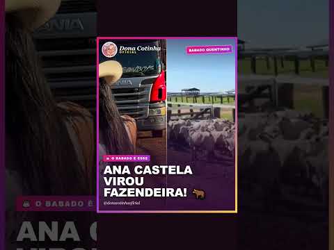 Ana Castela virou fazendeira! 🐂 #Shorts
