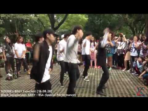 160828 Black Sonyeondan ARMY (BSArmy) Special Performance @ KOOKIE's BDAY Colorfest