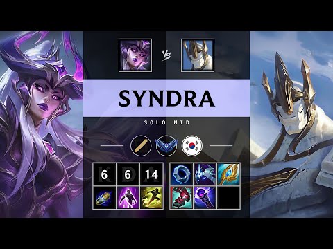 Syndra Mid vs Galio - KR Diamond Patch 25.09