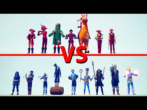 WILD WEST TEAM vs LEGACY TEAM - Totally Accurate Battle Simulator TABS