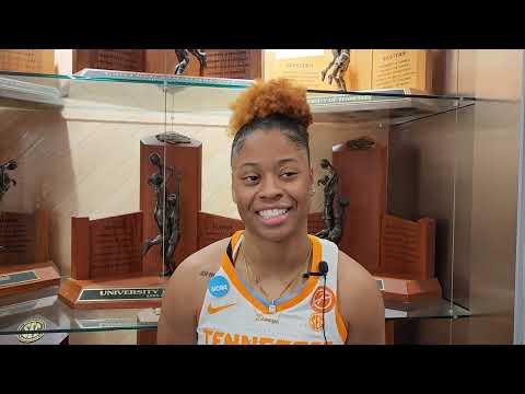 Lady Vol Jasmine Powell post-game vs. Toledo