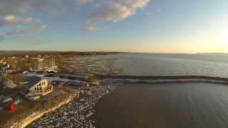 preview picture of video 'Coucher de soleil au quai de Saint-Jean-Port-Joli (Stella Gimbal, GoPro HD)'