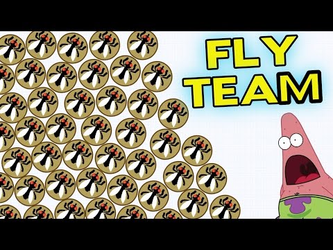 AGAR.IO - FLY TAKE OVER SERVER WITH CRAZY SPLIT RUNNING STYLE