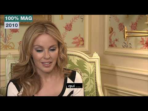 Extrait archives M6 Video Bank // Interview de Kylie Minogue (100% Mag - 2010)