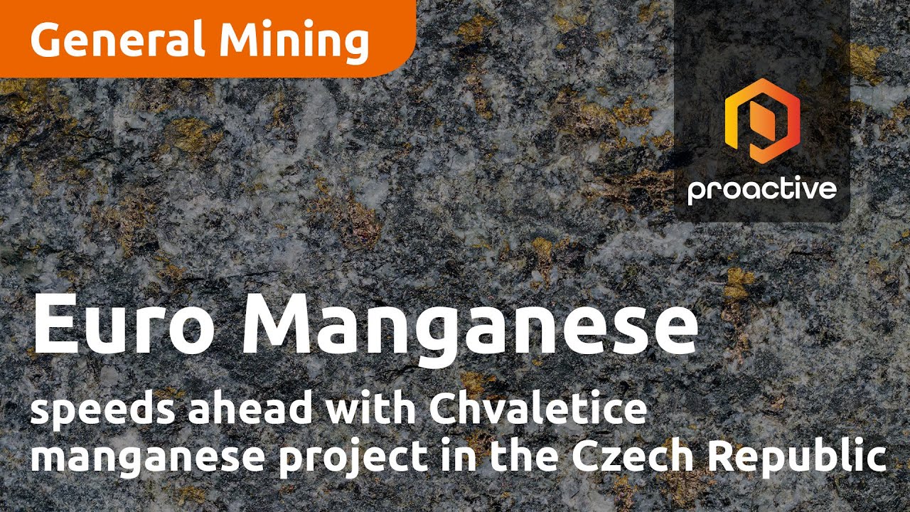 Euro Manganese speeds ahead with Chvaletice manganese project in the Czech Republic