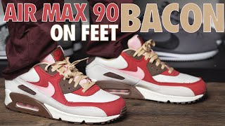 NIKE AIR MAX 90 BACON - ON FEET