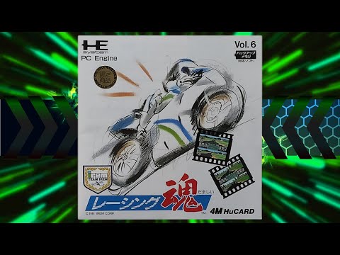 Racing Damashii Playthrough | PC-Engine (TurboGrafx-16) | Real Hardware