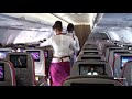 Kesibukan Pramugari Cantik Batik Air Saat Berada Di Dalam Pesawat Saat Mengudara Diatas Langit