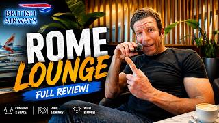 British Airways Lounge In Rome Italy Watch Before You Go!