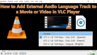 How to Add External Audio Language Track to a Vide