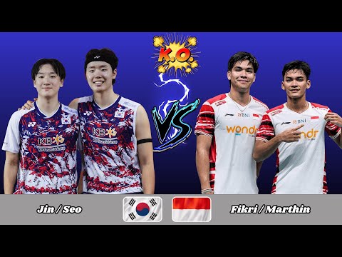 Men’s Doubles | Jin / Seo (KOR) vs Fikri / Marthin (INA) | Badminton 2026