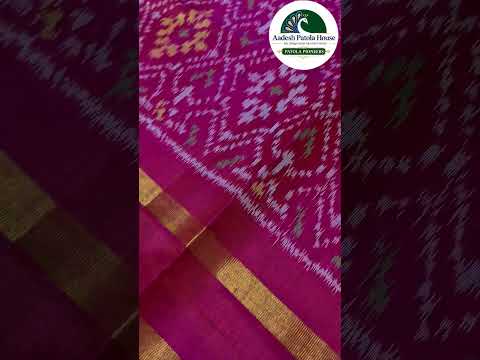 Gajari Chandabhat Single Ikat Silk Stole