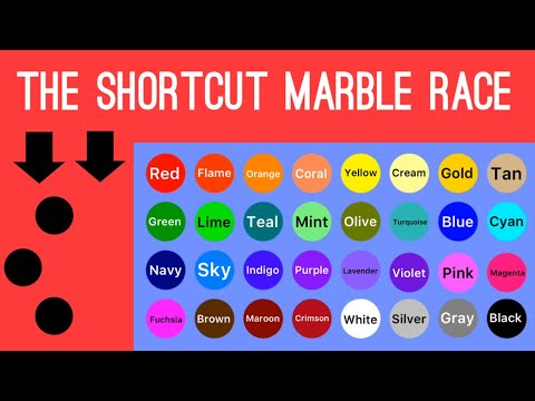 The Shortcut Marble Race