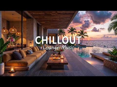 Luxury Sunset Chillout Lounge Music 🌅 Relaxing Vibes by the Poolside | Evening Chill Mix