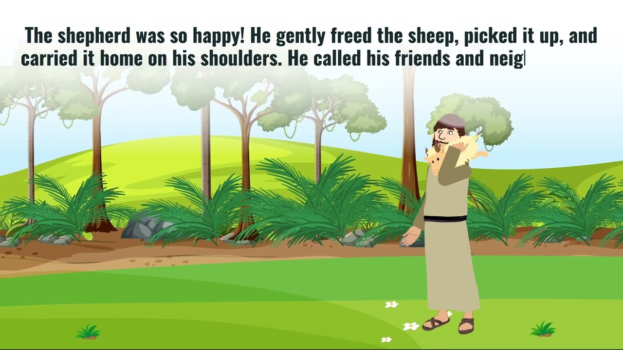 The Lost Sheep 🐑 - God's Unfailing Love - A Parable of Compassion & Joy | Kids Bible Story