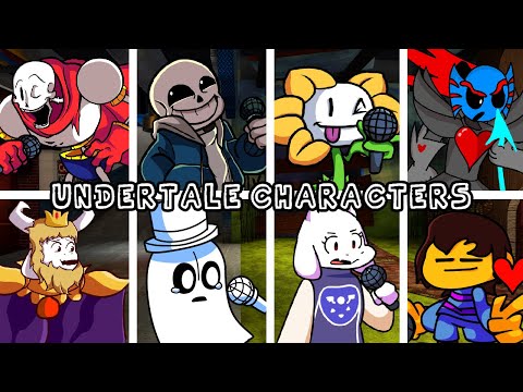 FNF Friends To Your End but UNDERTALE Character Sings It