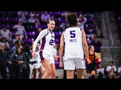 TCU WBB | Postgame Press Conference vs. Oklahoma State