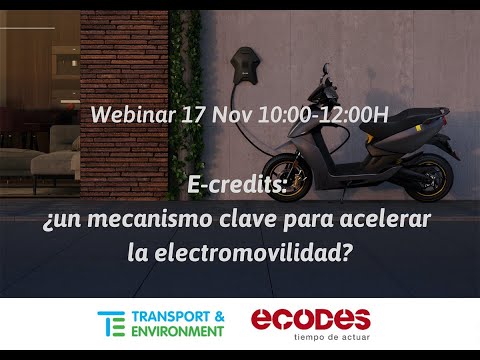 Imagen Webinar | E-credits: ¿un mecanismo clave para acelerar la electromovilidad?