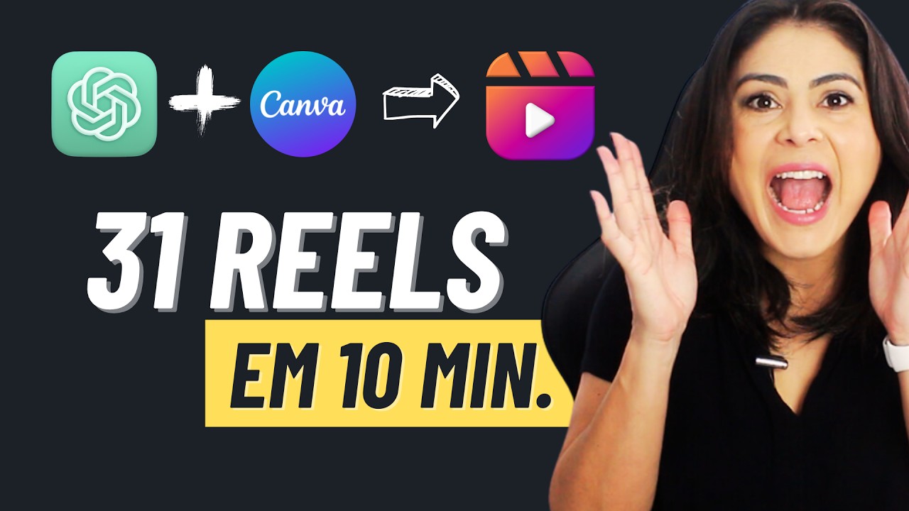 Como Fazer Reels para o Mês (Ou Ano Inteiro) 🔥Comando Exclusivo com ChatGPT e Canva