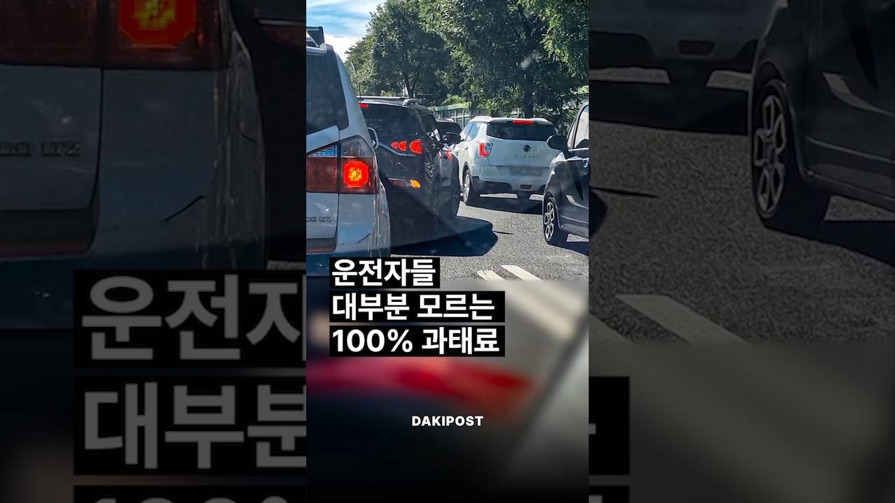 운전자들 대부분 모르는 100% 과태료 🚗🚓📷