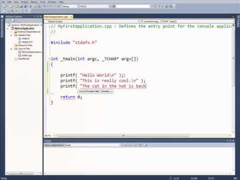 Getting Started With Visual C++ 2010 Express