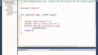Getting Started With Visual C++ 2010 Express