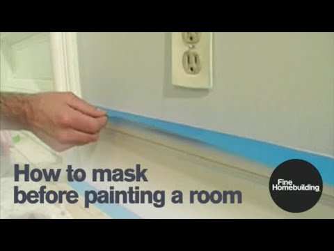 How to Mask Before Painting a Room