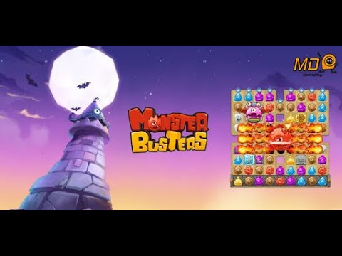 Monster Busters:Match 3 Puzzle  - Gameplay IOS & Android