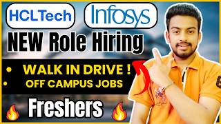 Infosys, HCLTECH Direct Walk Drive Announced ! OFF Campus Drive For 2026, 2025, 2024 Batch Jobs