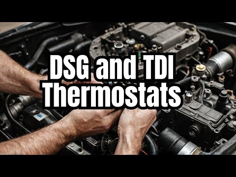 VW 2.0 TDI engine and DSG dq250 gearbox thermostats replacement.
