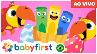 Aprenda vocabulário com Larry e amigos de forma divertida | Aprenda Palavras Novas |BabyFirst Brasil