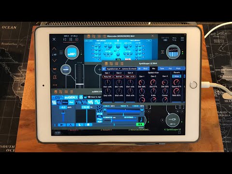 auGEN X - Mononoke - SynthScaper LE - Let's Make An Ambient Drone Machine From Scratch - iPad Live