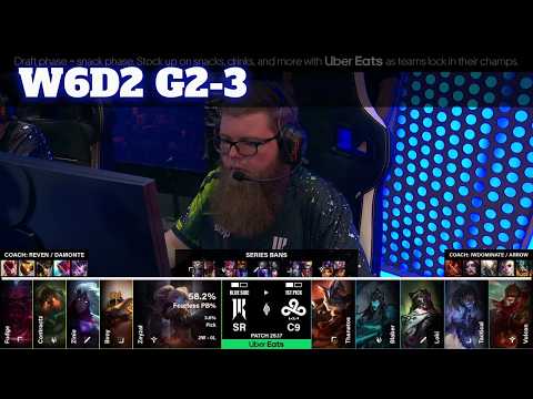 SR vs C9 - Game 3 | Week 6 Day 2 S16 LCS Summer 2026 | Shopify Rebellion vs Cloud 9 G3 W6D2 Full